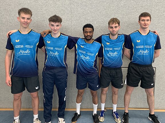 Aktuell Zweiter in der Thüringenliga der Herren (v.l.): Noah Siebenhaar, Timo Seidel, Qudus Ghazal, Luca Haas und Hannes Höfer. Post-II-03-2024-FILEminimizer.jpeg